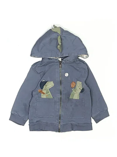 Pre-owned Tommy Bahama Kids' Zip Up Hoodie In Blue