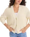 Tommy Bahama Zoe Shaker Stitch Cardigan In Neutral