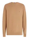 Tommy Hilfiger Flag Embroidered Waffle Knit Jumper