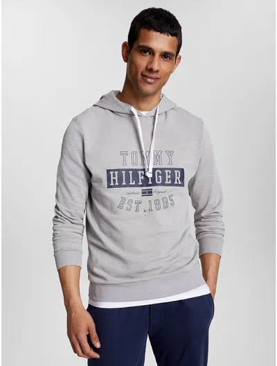 Tommy Hilfiger 09t4260-004 Hoodie Mens Gray Cotton Blend Long Sleeve Performance
