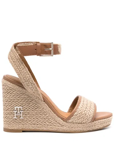 Tommy Hilfiger 105mm Wedge-heel Sandals In 中性色