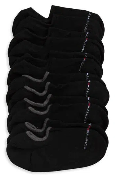 Tommy Hilfiger 1/2 Terry Crew Socks In Black