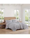 Tommy Hilfiger 136 Thread Count Boating Flags Cotton Reversible Quilt Set