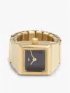Tommy Hilfiger 15mm Square Ring Watch In Gold