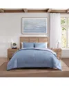 Tommy Hilfiger 180 Thread Count Classic Texture Percale Plain Pigment Comforter Set