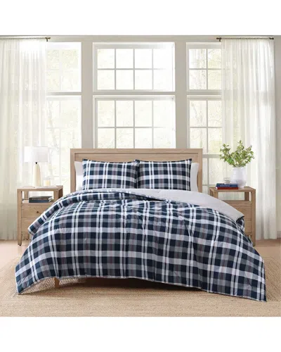 TOMMY HILFIGER TOMMY HILFIGER 180 THREAD COUNT DREAM MADRAS COTTON DUVET SET
