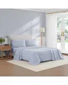 Tommy Hilfiger 180 Thread Count Th Performance Percale Cotton Cooling Finish Sheet Set