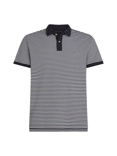 Tommy Hilfiger 1985 Collection Regular Fit Polo In Desert Sky / White
