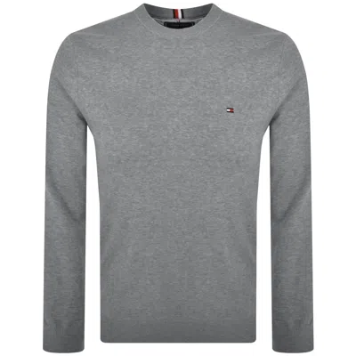 Tommy Hilfiger 1985 Crew Neck Knit Jumper Grey