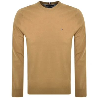 Tommy Hilfiger 1985 Crew Neck Sweatshirt Khaki In Brown