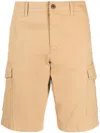 Tommy Hilfiger Harlem Logo-embroidered Cargo Shorts In Nude