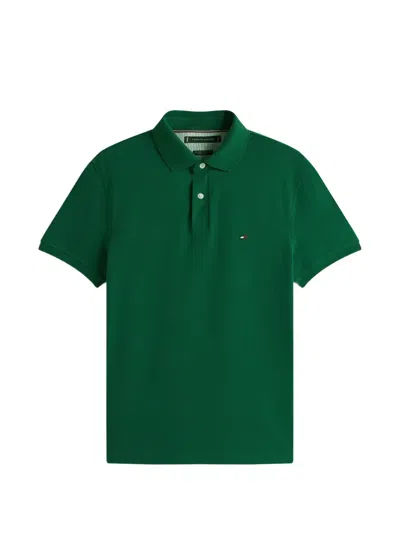 Tommy Hilfiger 1985 Logo-embroidered Polo Shirt In Green