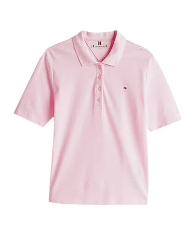 Tommy Hilfiger 1985 Pique Polo Shirt In Light Pink