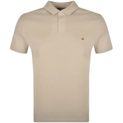 Tommy Hilfiger 1985 Regular Fit Polo T Shirt Beige In Brown