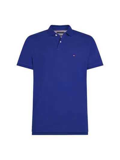 Tommy Hilfiger 1985 Regular Fit Stretch Cotton Polo In Wedge Blue
