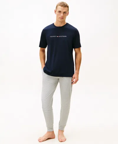 TOMMY HILFIGER 2-PIECE SUEDED JERSEY TOP AND PAJAMA SLEEP SET