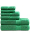 Tommy Hilfiger 200 Thread Count Modern American Solid Carded Cotton Z-twist 6pc Towel Set