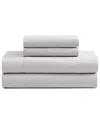 Tommy Hilfiger 200 Thread Count Solid Cotton Percale Sheet Set