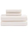 Tommy Hilfiger 200 Thread Count Solid Cotton Percale Sheet Set