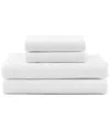 Tommy Hilfiger 200 Thread Count Solid Cotton Percale Sheet Set