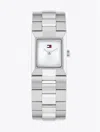 Tommy Hilfiger 20.5mm Square Bracelet Watch In Silver