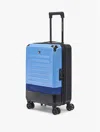 Tommy Hilfiger 21" Colorblock Hardcase Spinner Luggage In Blue