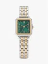 Tommy Hilfiger 24mm Square Dial Watch In Metallic