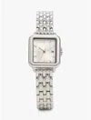 Tommy Hilfiger 24mm Square Dial Watch In Metallic