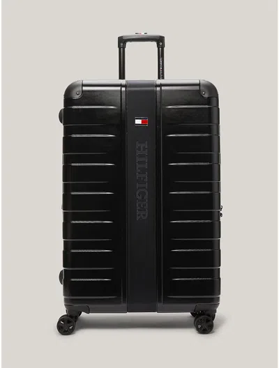 Tommy Hilfiger 28" Hardcase Spinner Luggage In Black
