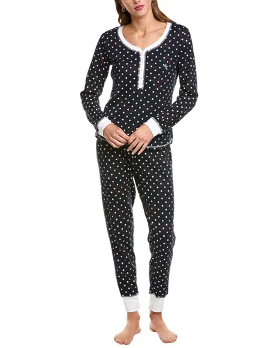 Tommy Hilfiger 2pc Shirt & Pant Sleep Set In Blue