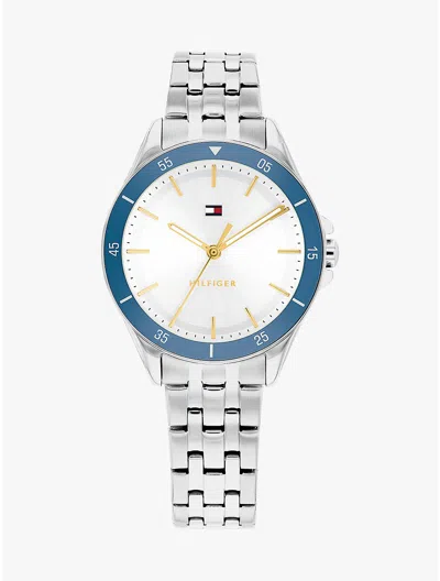 Tommy Hilfiger 30mm Sport Watch In Silver