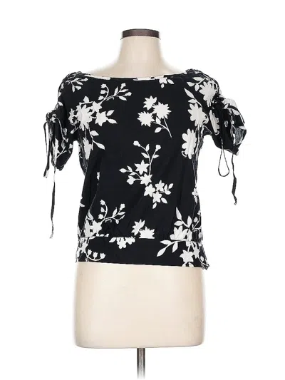 Pre-owned Tommy Hilfiger 3/4 Sleeve Blouse In Black