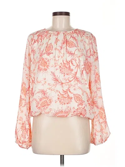 Pre-owned Tommy Hilfiger 3/4 Sleeve Blouse In Orange