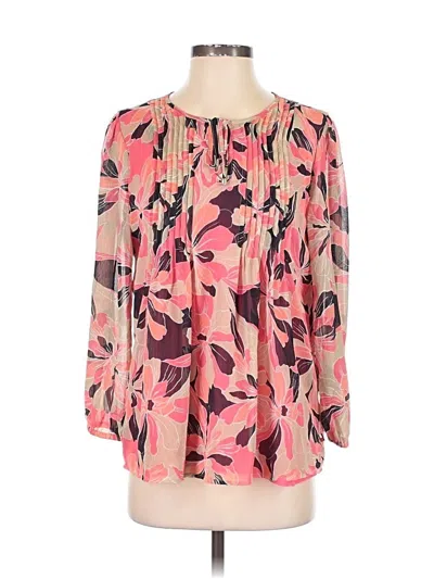 Pre-owned Tommy Hilfiger 3/4 Sleeve Blouse In Pink