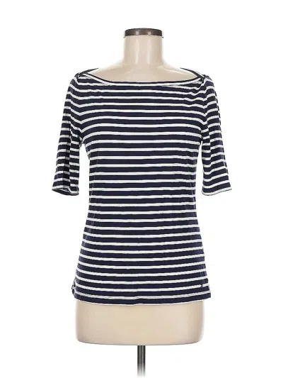 Pre-owned Tommy Hilfiger 3/4 Sleeve T-shirt In Blue