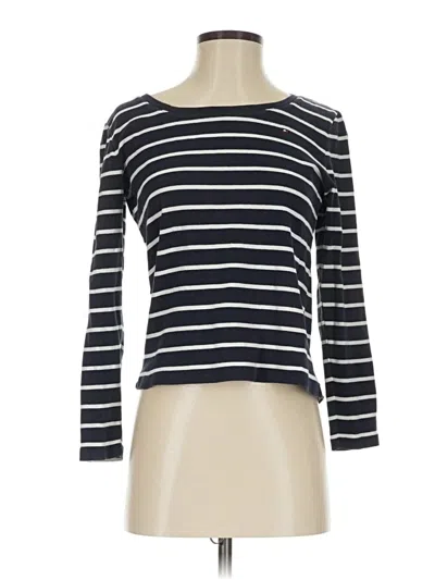 Pre-owned Tommy Hilfiger 3/4 Sleeve T-shirt In Black