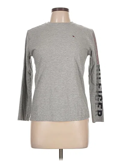 Pre-owned Tommy Hilfiger 3/4 Sleeve T-shirt In Gray