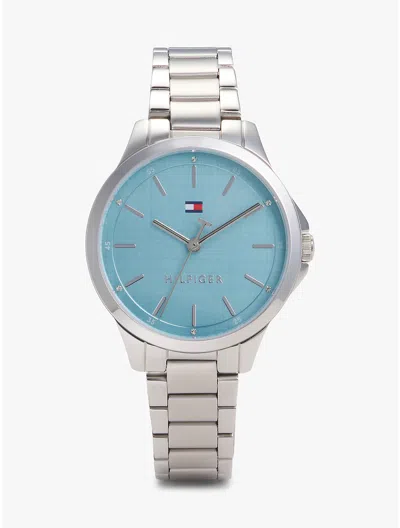 Tommy Hilfiger 34mm Sunray Dial Dress Watch In Metallic