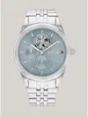 TOMMY HILFIGER 38MM MULTIFUNCTION FLUTED BLUE WATCH