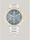 Tommy Hilfiger Women's Quartz Silver Stainless Steel Watch 38mm In Blue