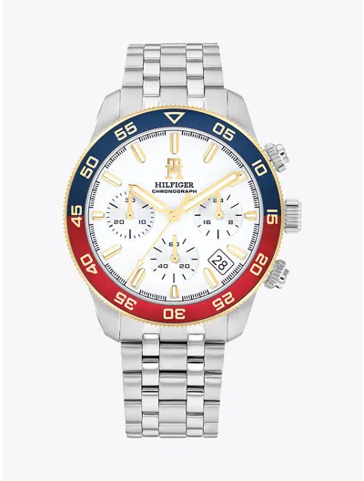 Tommy Hilfiger 41mm Th85 White Dial Chronograph Watch