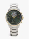 Tommy Hilfiger 44mm Multifunction Watch In Metallic