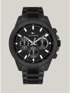 Tommy Hilfiger 46mm Black Ion In Black
