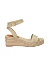 Tommy Hilfiger 58mm Wedge-heel Espadrilles In Neutral