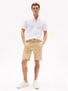 Tommy Hilfiger 7" Allover Flag Chino Short In Trench