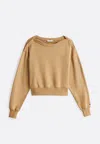Tommy Hilfiger Long-sleeved Sweater In Beige