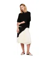 Tommy Hilfiger A Half-length Skirt With Pleated Horns. In Multicolor