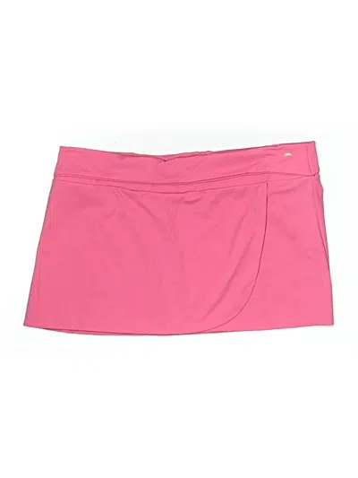 Pre-owned Tommy Hilfiger Active Skort In Pink