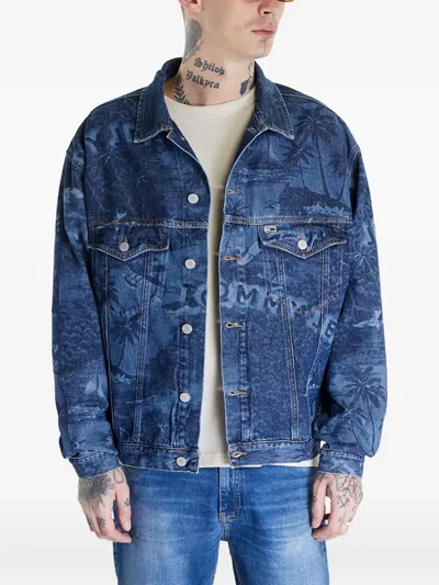 Tommy Hilfiger Aiden Denim Jacket In Black