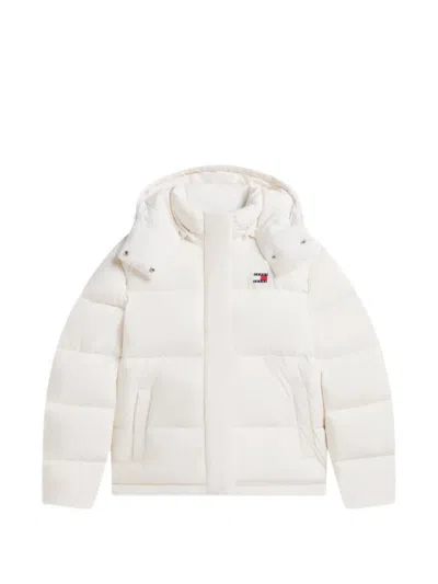 Tommy Hilfiger Alaska Hooded Puffer Jacket In White